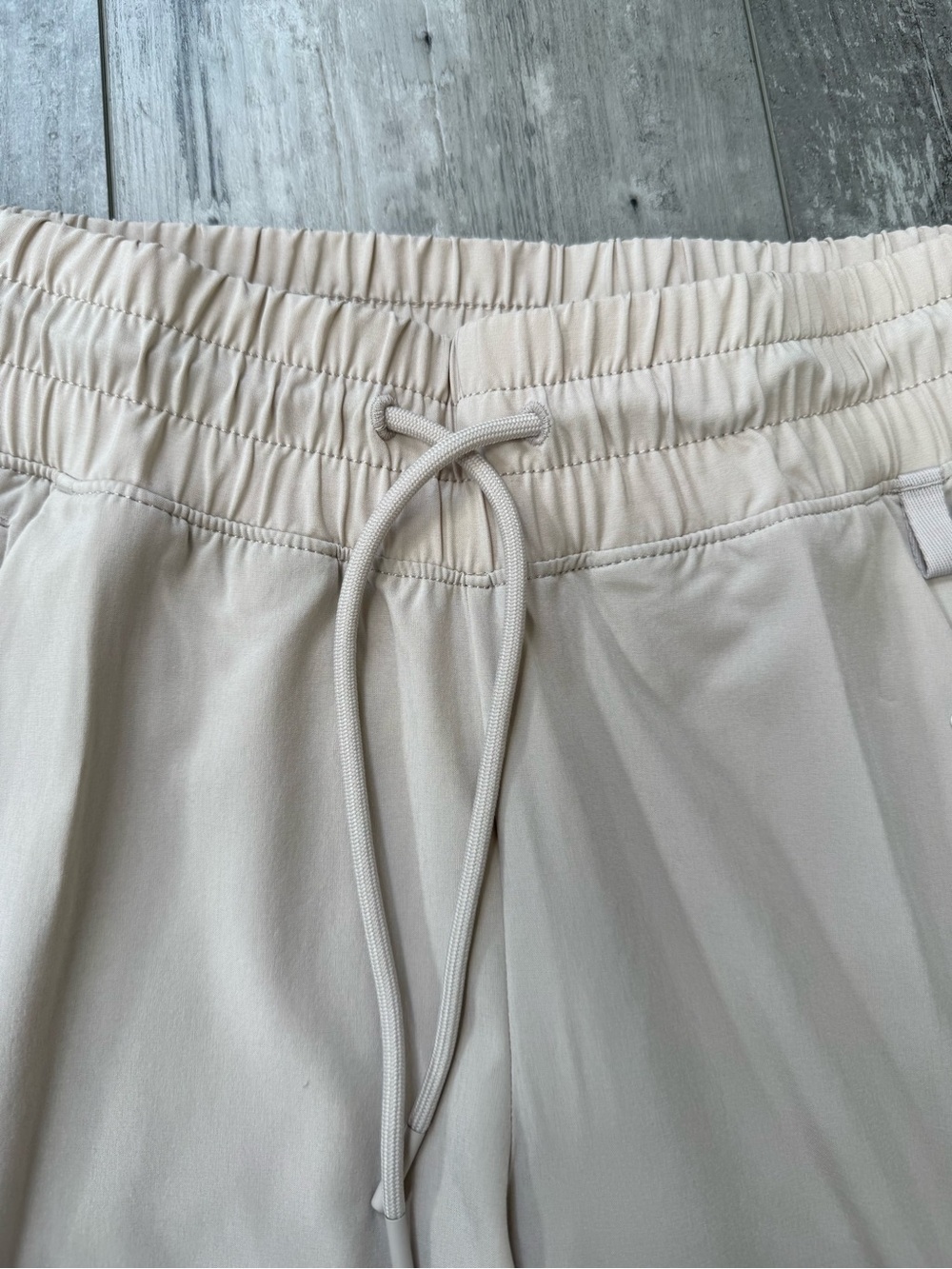 NWT Athleta Avenue Wide Leg Crop Pant 0P Petite Beige Travel Pants - Picture 6 of 12